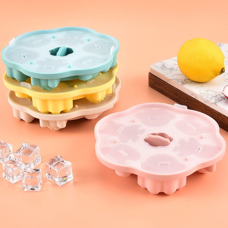 Silicone Ice Tray 6-Piece Ice Cube Molds Home Ice Molds Ice Ball Molds Rice Cake Baby Food Molds Ice Cube Molds