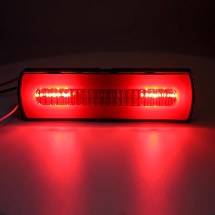 Car led universal modified pilot light motorcycle truck warning flash light rear-end anti-collision two-color brake