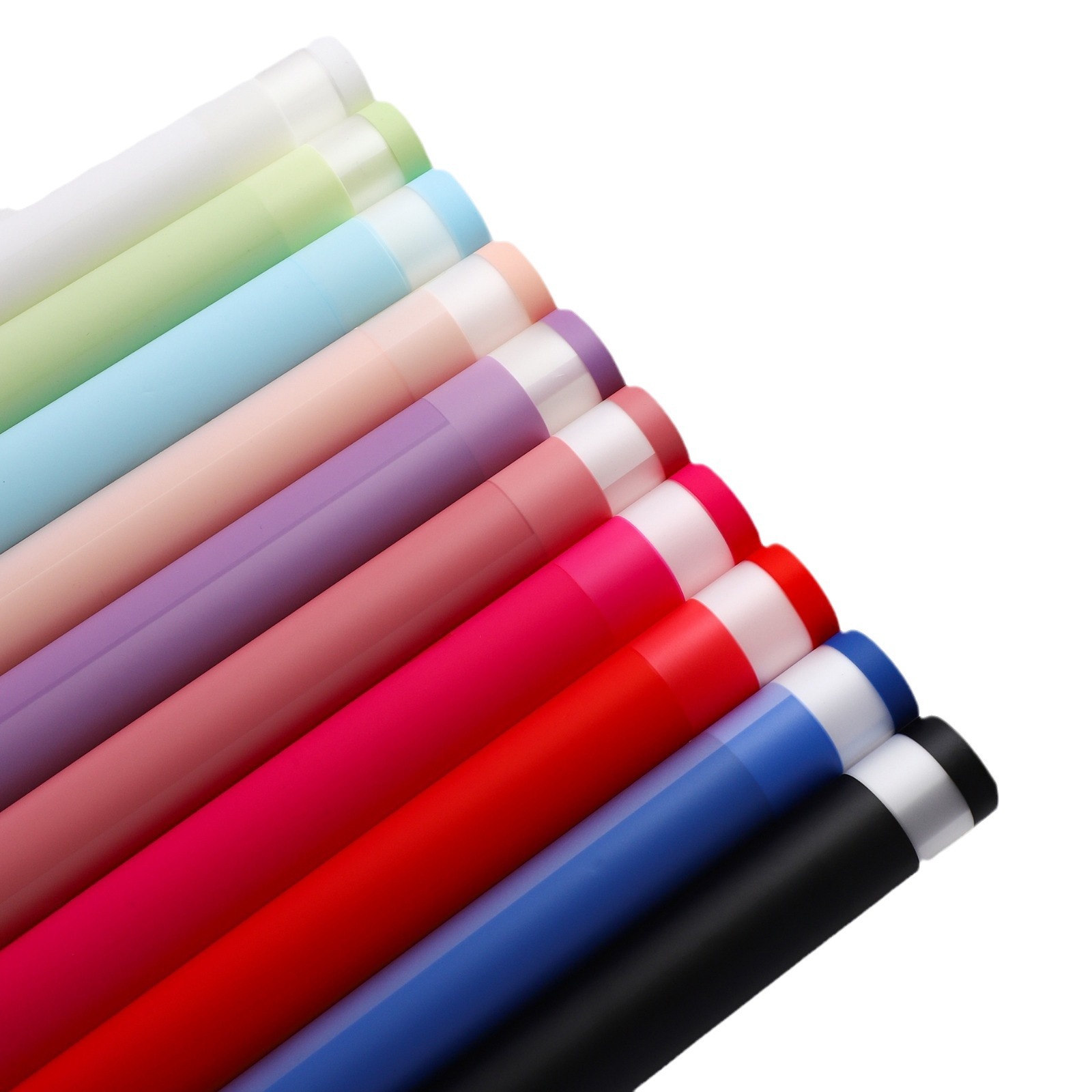 Papel de Regalo Floral Elegante, Impermeable, con Borde de Color Mate, Papel para Envolver Flores, Papel de Regalo de Li Zhiran