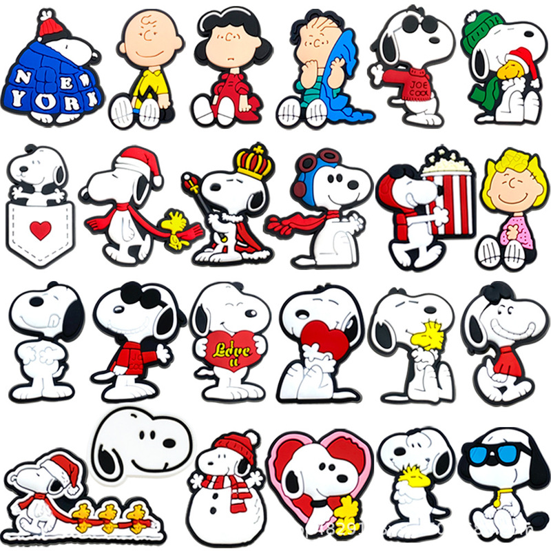 Snoopy Collection Croc Shoes Accessories Pvc Soft Croc Shoe Buckles Shoe Flowers Zhibixing Removable Shoe Decoration Snoopy Collection Croc Shoes Accessories Pvc Soft Croc Shoe Buckles Shoe Flowers Zhibixing Removable Shoe Decoration