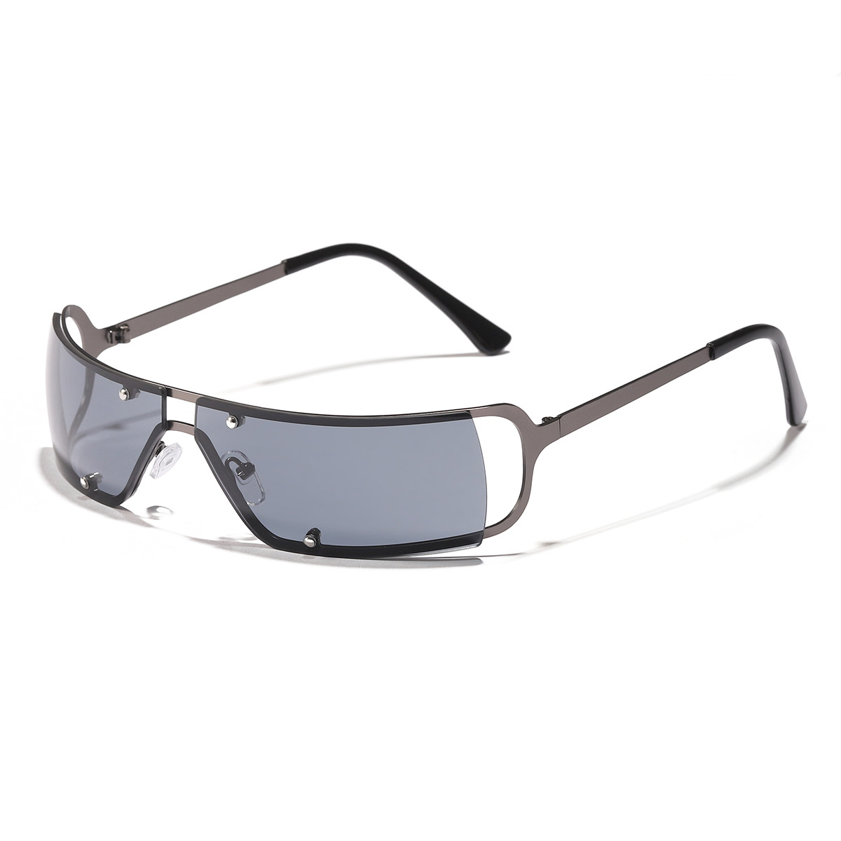 Fresco futuro gafas de sol para las mujeres 2023 nuevo estilo europeo y americano Milenio dulce chica caliente gafas calle tiro gafas de sol de protección solar para los hombres