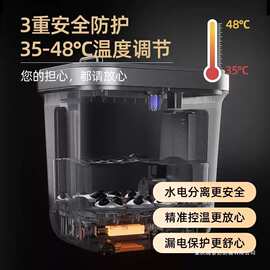 凯诗捷泡脚桶Z201加热恒温高深过膝洗脚盆电动按摩杀菌自动足浴器