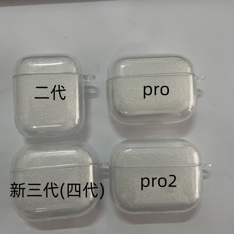 AirPods Pro3 Transparent Earphone Protective Case Pro2 Apple Earphone Case 2Nd Generation 4Th Generation Painted Protective Case