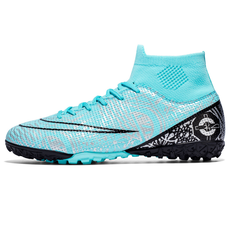 Nuevos zapatos de fútbol juveniles transfronterizos al aire libre para estudiantes de primaria y secundaria, botas de fútbol para hombres y mujeres.
