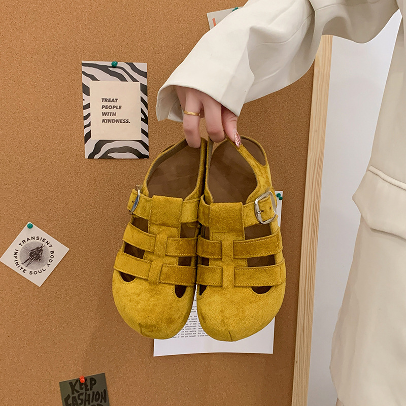 Aumentar la altura interior de la parte inferior de las sandalias de la cabeza trenzada sandalias de la mujer 2026 nuevo primavera y verano hueco ventilado zapatos romanos