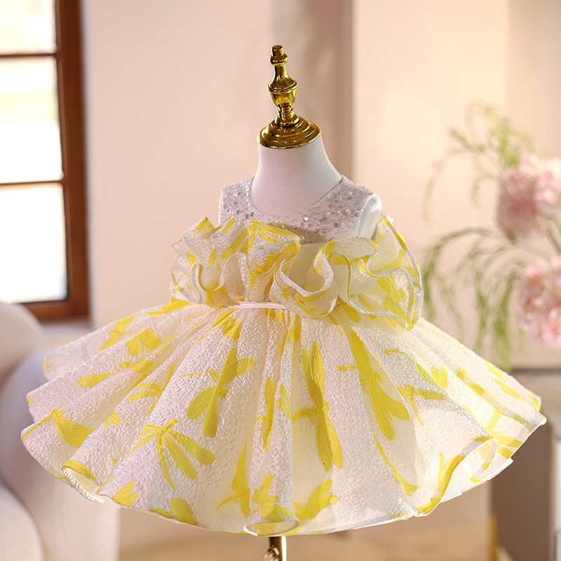 Mutter & Kinder Kinder Tutu Prinzessinnenkleid Mädchen Geburtstagsparty Outfit Klavierauftritt Modenschau Blumenmädchen erster Geburtstag_voghion.com