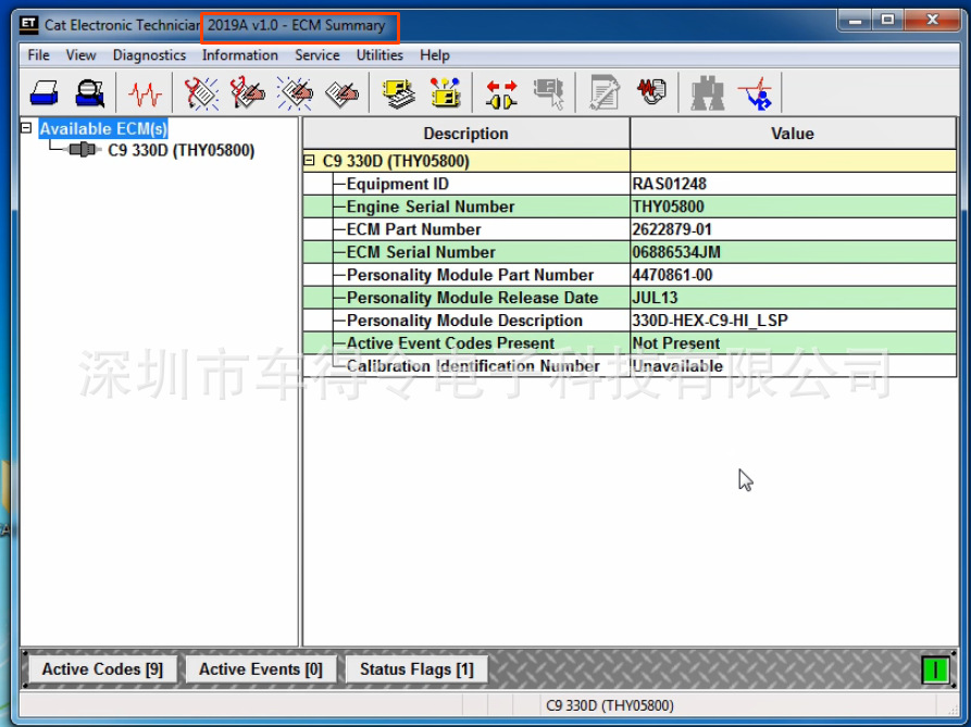Cross-border wholesale 2026A CAT ET3 USB diagnostic instrument diagnostic tool Caterpillar detector 317-7485