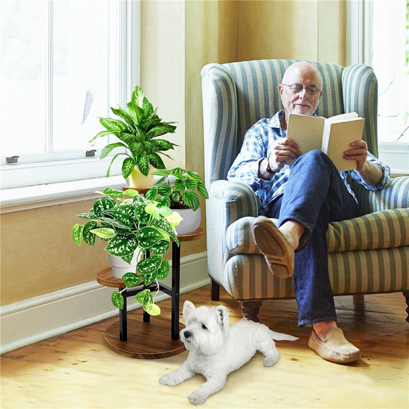 Трансграничная кованая цветочная полка крытая бытовая гостиная наполая многослойная подставка для цветочных горшков зеленая посадка для балкона