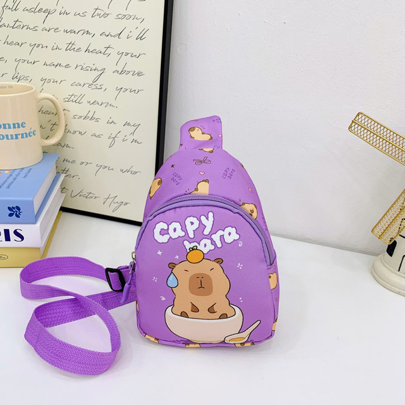 Bolsos para niños lindos bolsos de pecho para niñas al aire libre versátiles bolsos de cambio para niños bolsos de caricatura para chicas