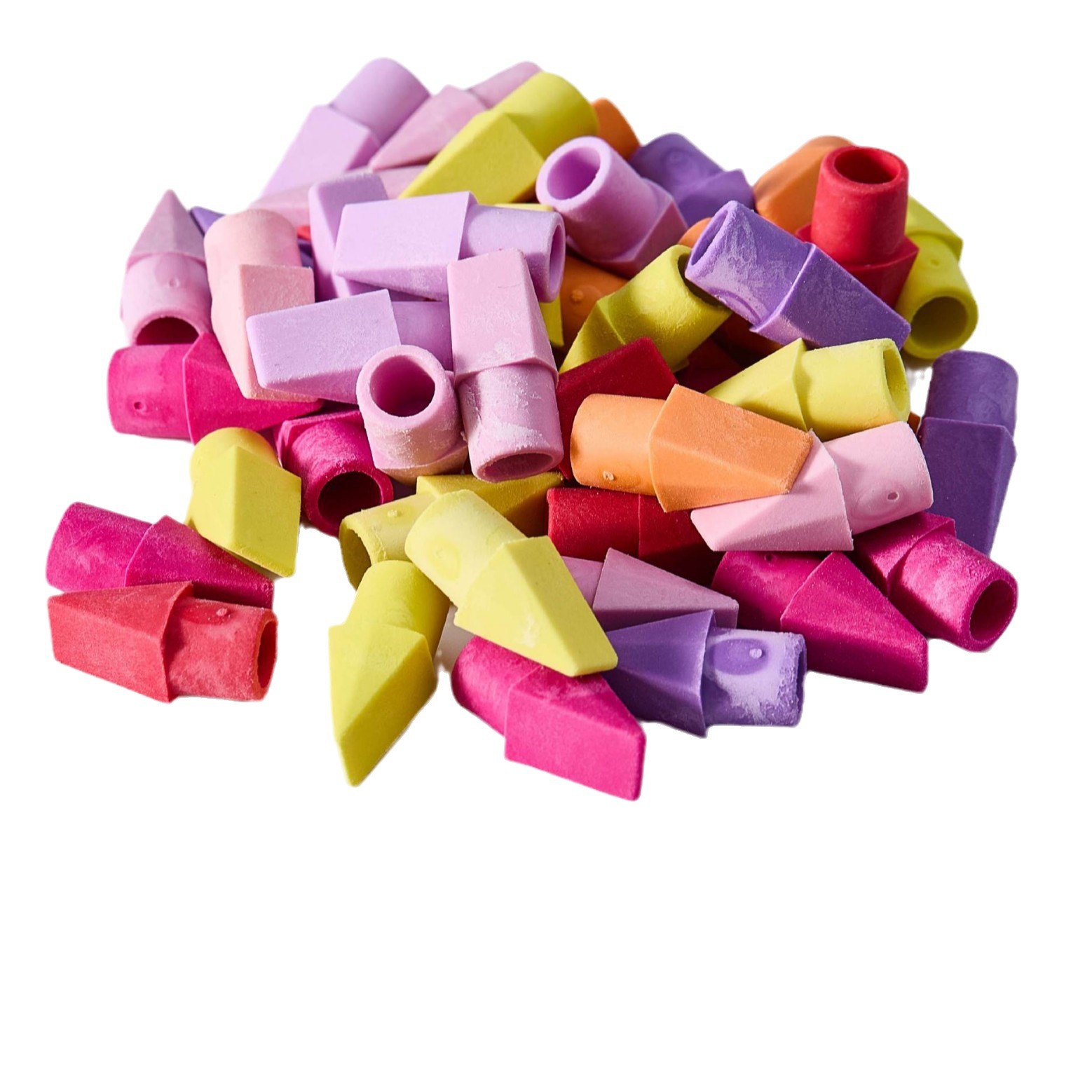 cubierta de lápiz cubierta de lápiz reemplazo de bala borradora de color fábrica al por mayor transfronteriza cabeza de goma sin látex