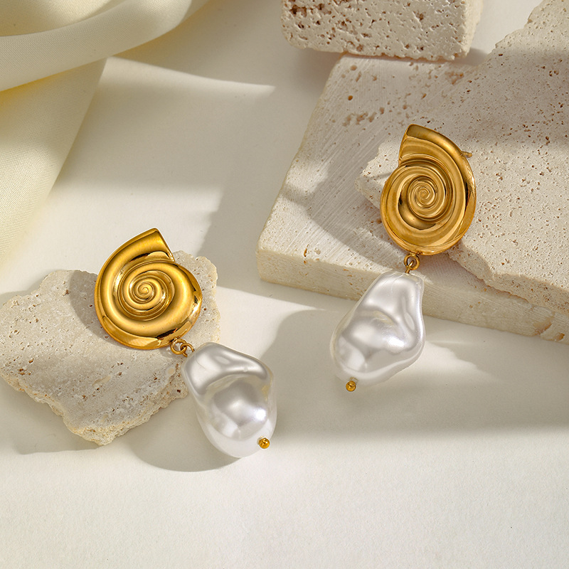 20g Weight 304 Stainless Steel Ear Needle Material Drop Earrings, Ear Studs Classification 1 Pair Quantity Holiday, Daily Occasion 304 Stainless Steel, Imitation Pearl Material Geometric Pattern All Seasons Season Women's Gender Polished Finish IG Style, Elegant, Vintage Style Style 1 Pair IG Style Elegant Vintage Style Geometric 304 Stainless Steel Imitation Pearl Drop Earrings Ear Studs 17