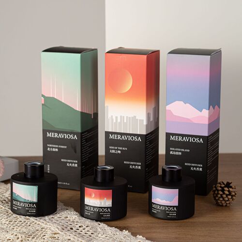 Aromatherapy Home Indoor Long-lasting Flameless Incense Diffuser Oil Set Air Freshener Perfume Scent Diffuser Decor
