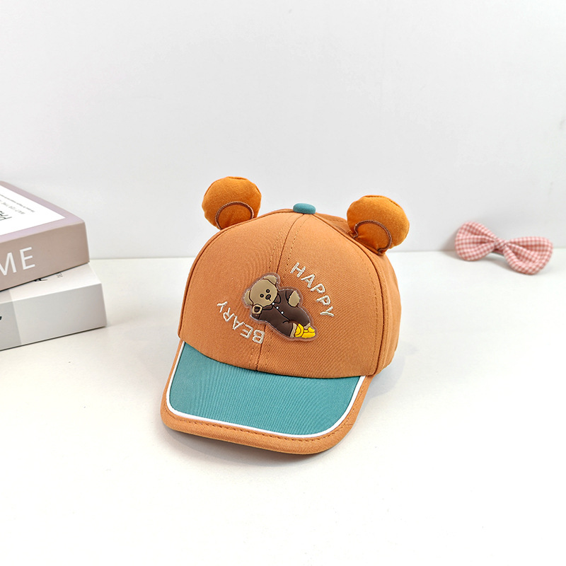 Sombreros para bebés lindos sombreros de dibujos animados primavera y otoño sombreros de béisbol para bebés sombreros de sol de verano para niños