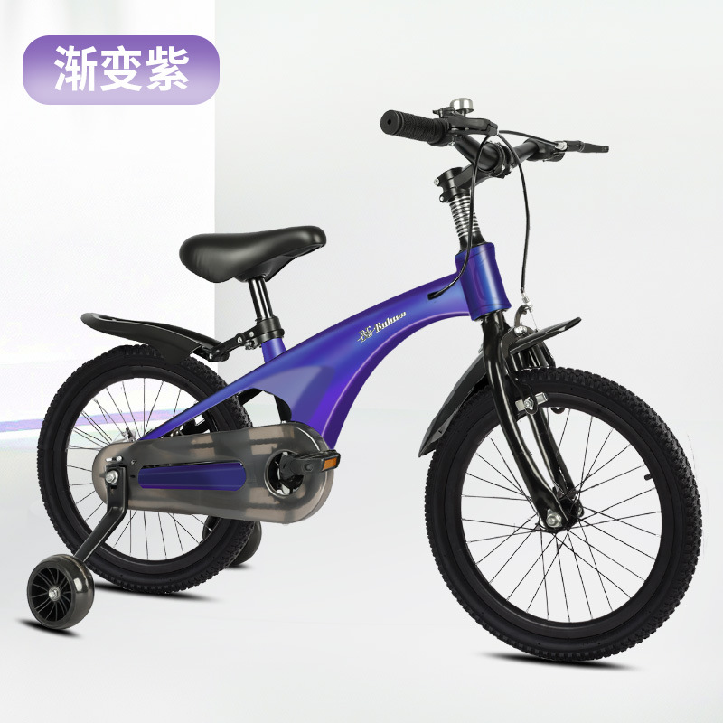 Bicicleta infantil de aleación de magnesio nueva para niños y niñas de 2-3-5-7-9 años, bicicleta para bebés de 14/16/18 pulgadas