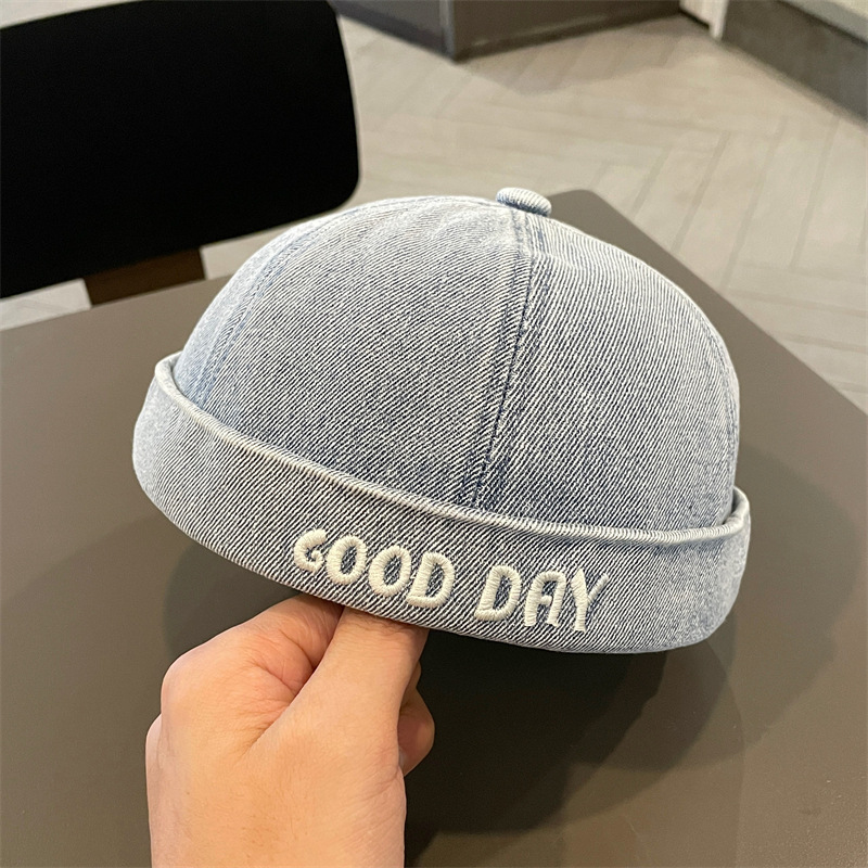 Sombreros infantiles coreanos primavera y otoño vaquero sombrero infantil sombrero de piel de melón casual versátil sombrero de moda para niños y niñas