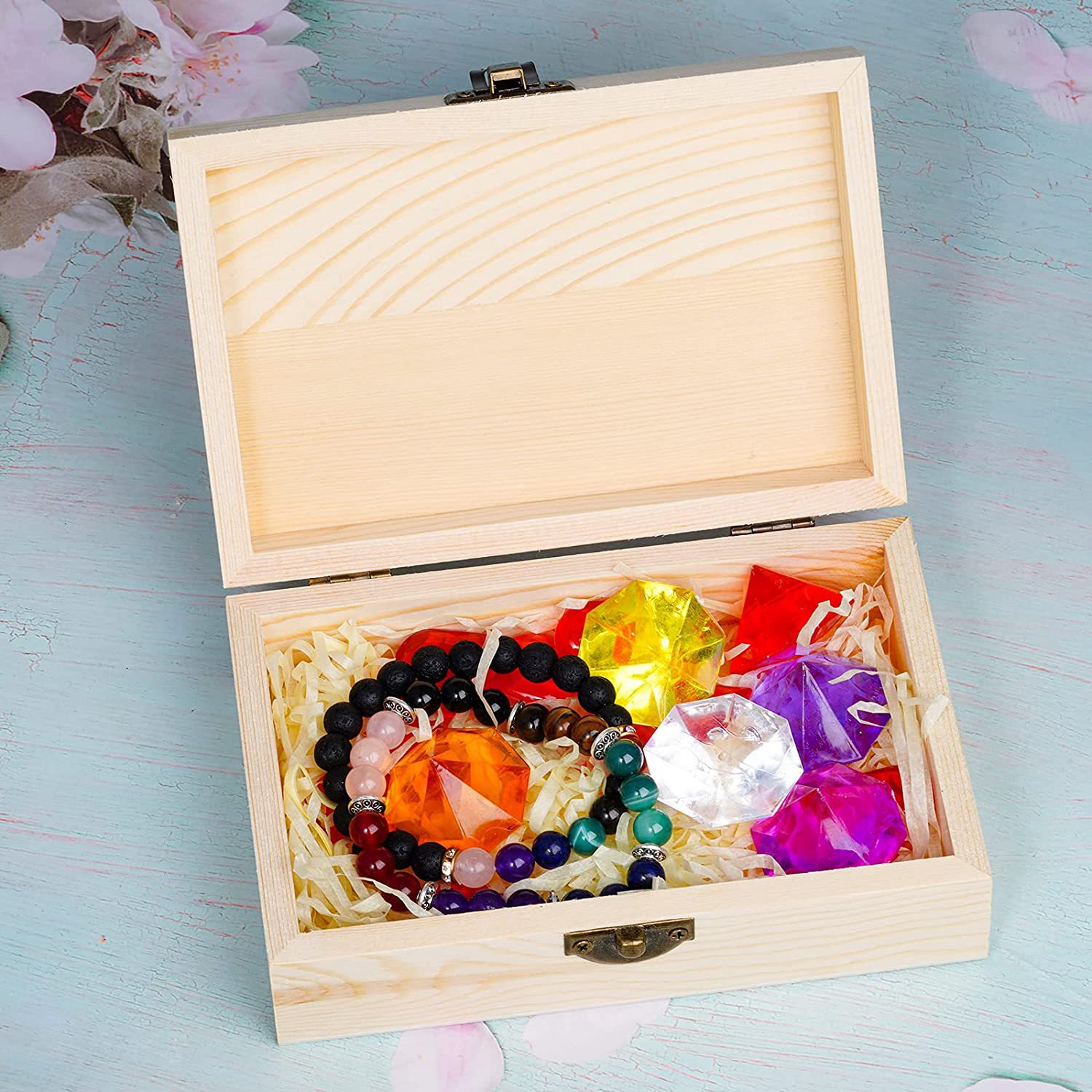 Rectangular wooden table storage system