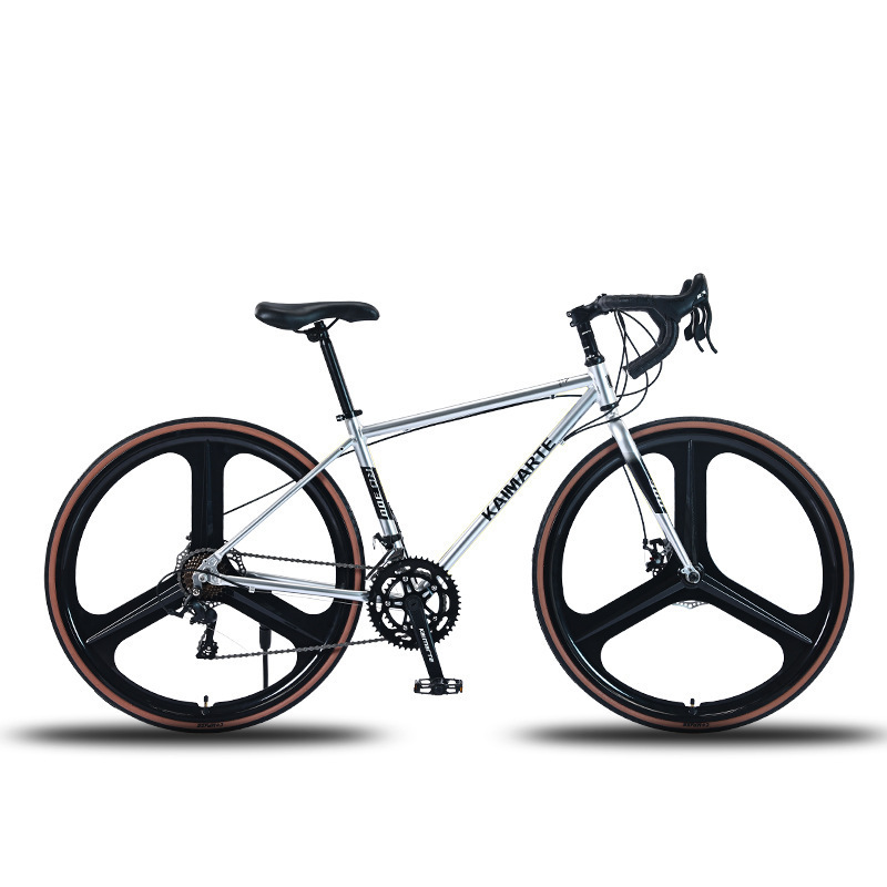 Road Racing Aluminum Alloy Lightweight Racing Disc Brake Bicycle for Male and Female Students Commuting Variable Speed Bicycle Cross-Border Wholesale