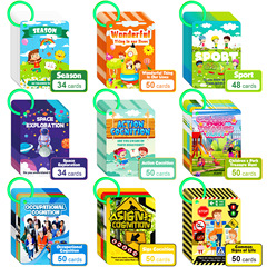 Baby Visual and Auditory Training Cards Children's Early Education Literacy Flash Cards Cross-border Amazon Educational Toys Brain Development Education Cards