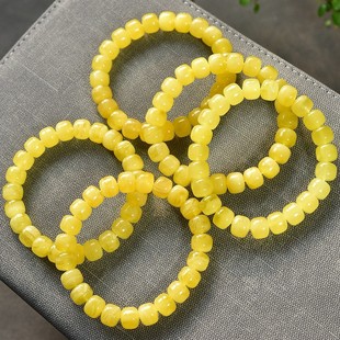 Natural Russian Chicken Oil Yellow Beeswax Old Single Ring Handstring No Roasted Color Raw Ore Beeswax Live for Old Straight Cutting