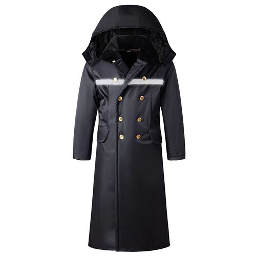 Winter cotton coat thickened long cold-proof warehouse cotton coat security cold-proof clothing cotton-padded jacket labor protection Northeast cotton clothing waterproof