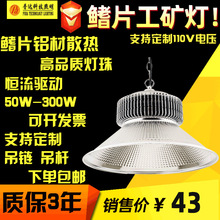 LED鳍片工矿灯 led大功率照明 工厂车间球场吊灯100W150W200W300W