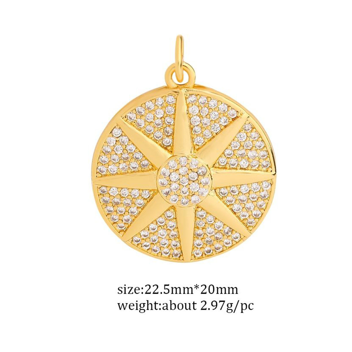 3g Weight Pendant Jewelry Making Type Zircon Inlay Material DIY Jewelry Accessories Classification 1 Piece Quantity Copper Material Devil's Eye, Moon, Heart Shape Pattern Plating Design Vintage Style, Classic Style Style 1 Piece Copper Zircon Devil's Eye Moon Heart Shape Pendant 22