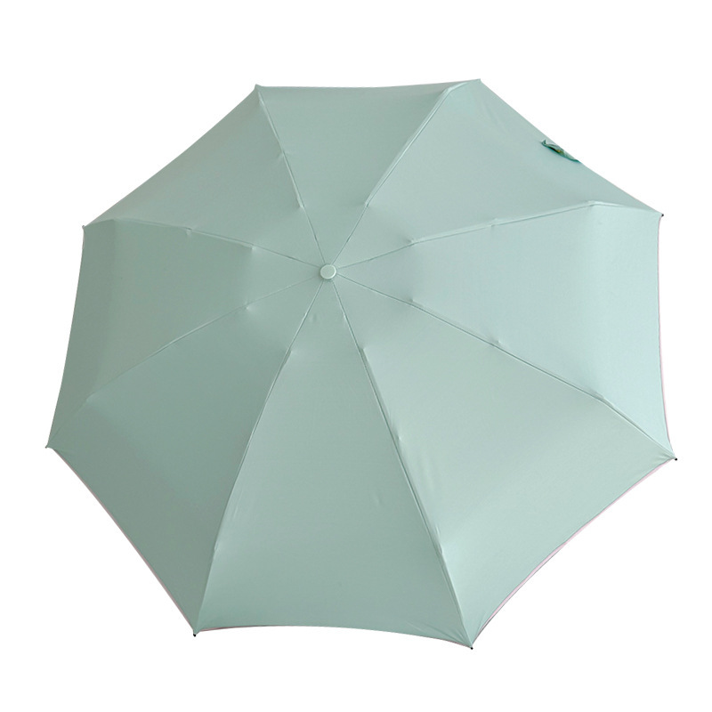 50% off ビニールミニ超軽量傘晴雨兼用日焼け止め UV 折りたたみ軽量サンシェード傘女性用|undefined