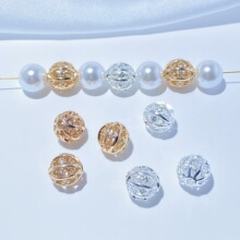 14k����΢��ʯ��U�ս������ˮ����������diy�Ͻ������