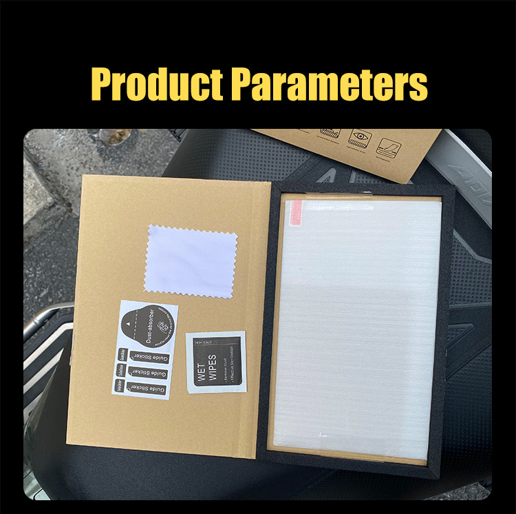 Zontes 368g 368E/K/D/M 150X175V Scooter Dashboard Screen Tempered Film