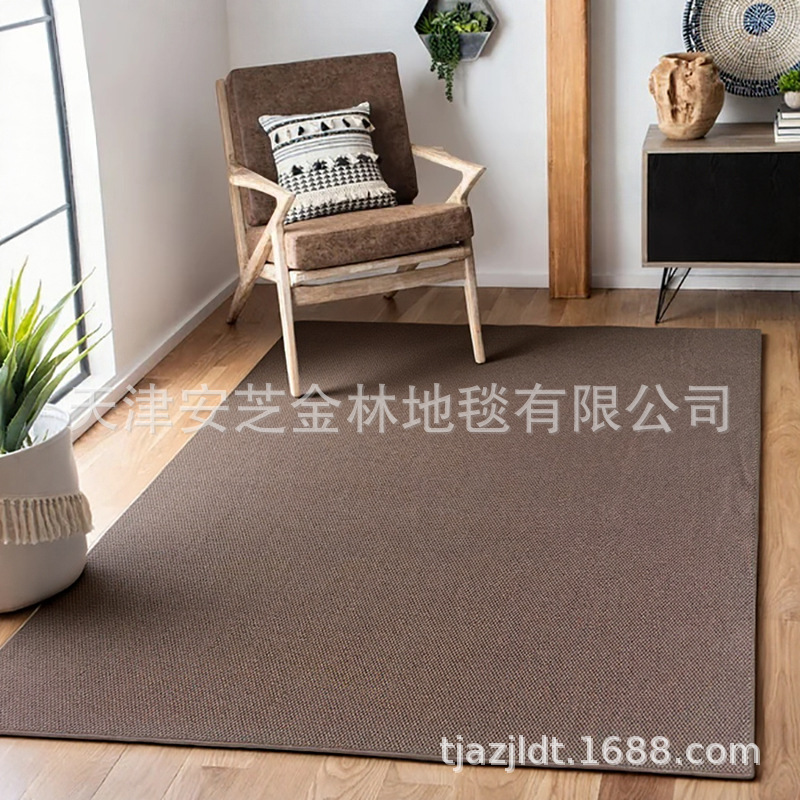 仿剑麻简约菠萝圈地毯 摄影棚拍照 客厅沙发床边飘窗地垫