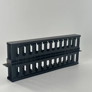 Factory Direct Sales Double Glue Chain Cover Plastic 12-Speed Fiber Optic Cable Management Rack Metal 24-Speed Distribution Rack in Stock