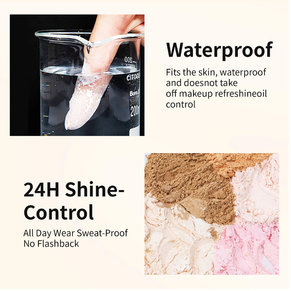 Natural Powerful Setting Powder Loose Oil Controlling Matte Long Lasting Cosmetic Glitter_voghion.com