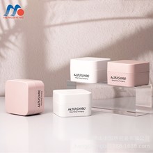 厂家直销 新品正方形脸部膏霜瓶30g磨砂多色PP美甲胶罐