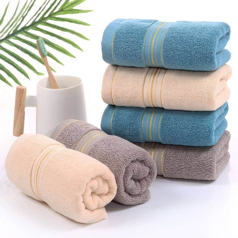 Thick, absorbent, pure cotton towels for home use, soft and lint-free, suitable for washing faces, bathing, and as a gift for couples; wholesale available Thick, absorbent, pure cotton towels for home use, soft and lint-free, suitable for washing faces, bathing, and as a gift for couples; wholesale available