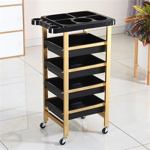 Barbería retro carro de barras carro de belleza al por mayor carro de barbería herramientas de teñido carro