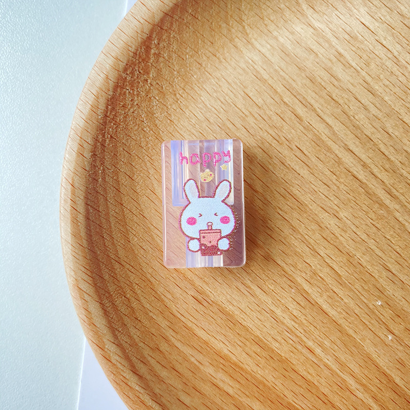 Line set-milk tea rabbit
