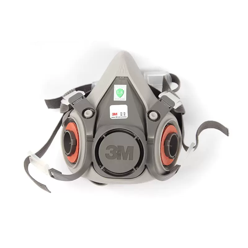 3m6200有机防毒面具化工气体喷漆面罩防尘防护异味打农药呼吸面罩
