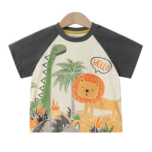 Righto European-style Boys' Short-Sleeve T-Shirt Summer Kids' Clothing for Children & Babies — Lightweight, Half-Sleeve Top Perfect for Hot Summers