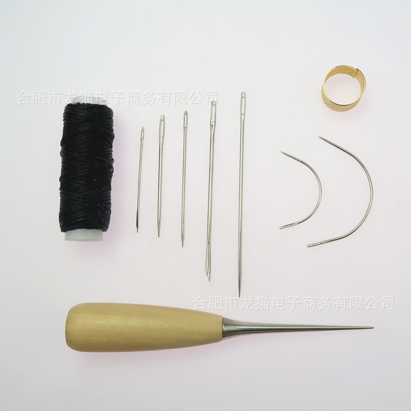 跨境新款小黑线皮革 手缝套装 皮艺工具diy套装支持组装搭配厂家|undefined