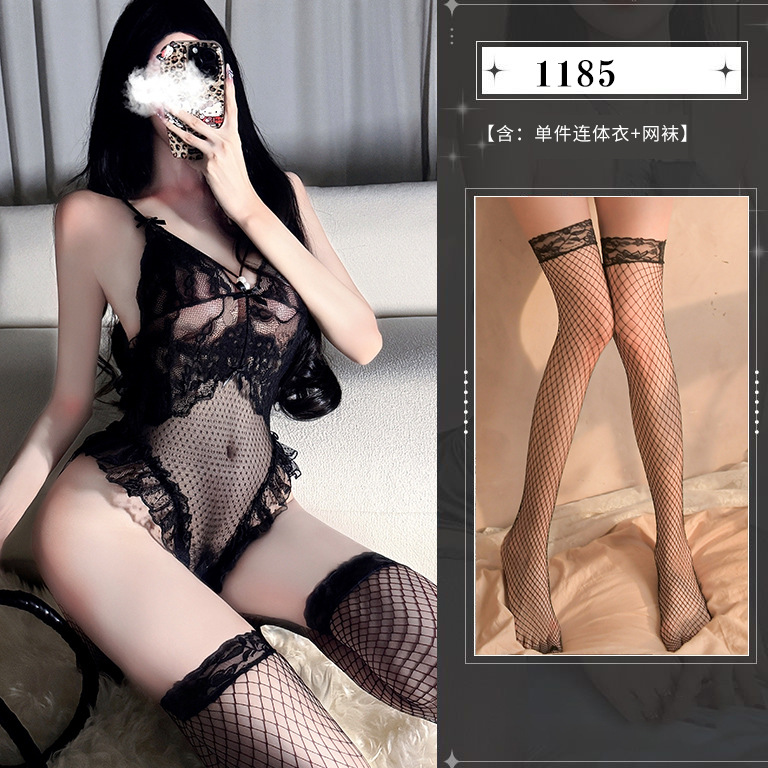 블랙[원시] + 망사스타킹