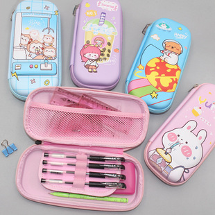 New men's and women's cartoon Three-dimensional EVA pencil case 3D Primary School student stationery box large capacity double-layer children's pencil case