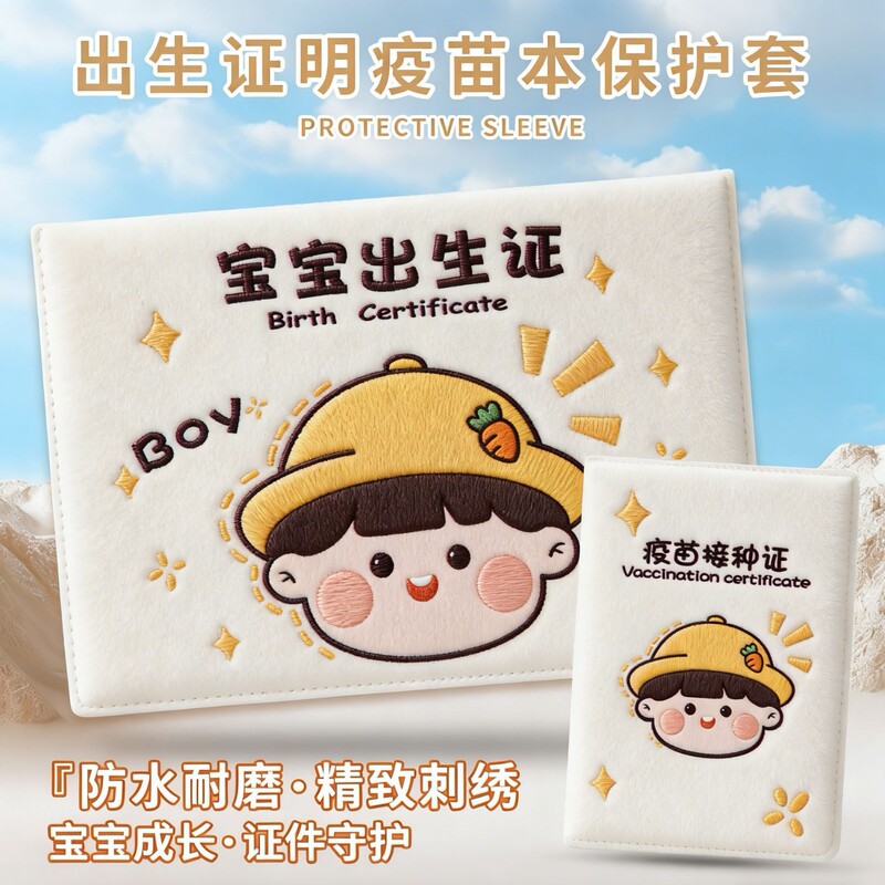 New Universal Birth Certificate Protective Cover 2025 New Version Birth Certificate and Vaccine Booklet Protective Cover Birth Certificate Protective Case