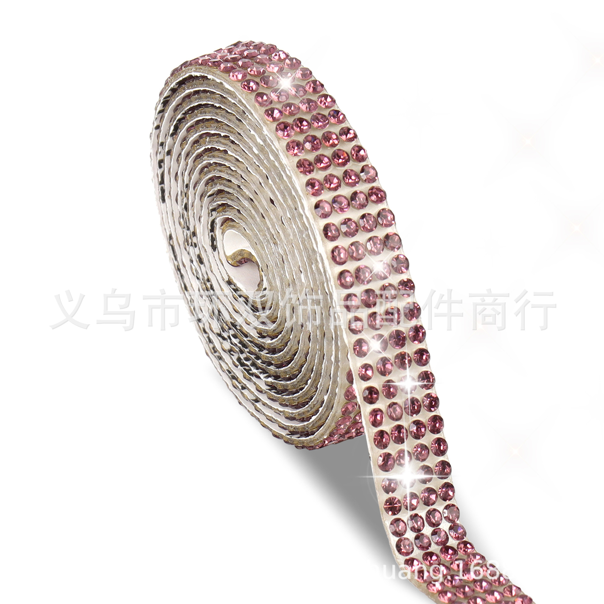 Código adhesivo de diamante de cristal, tira de diamantes de imitación, pegatinas de diamantes de flash autoadhesivas, accesorios de joyería, cinta de perforación autoadhesiva de bricolaje, accesorios de vestir image 22
