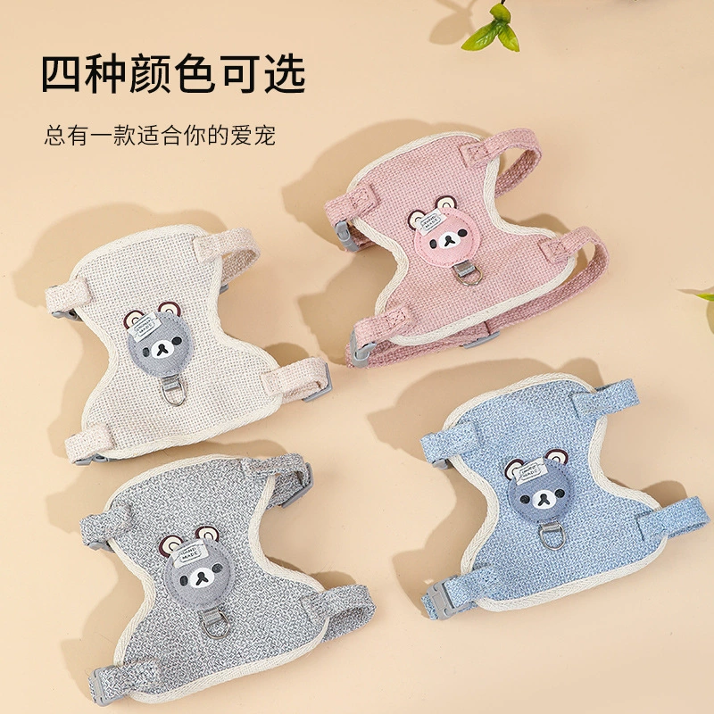 Медвежий буксирный буксирный верёвка милый кошачий буксирный верёвка кошачий верёвка собачий верёвка питомца грудной ремень собачий верёвка