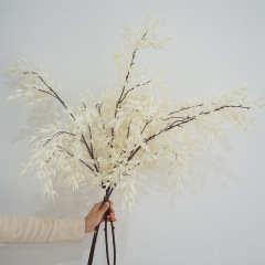 Nordic style simulated floral single-branch wild oats home model room decorations living room dining table coffee table flower arrangement ornaments