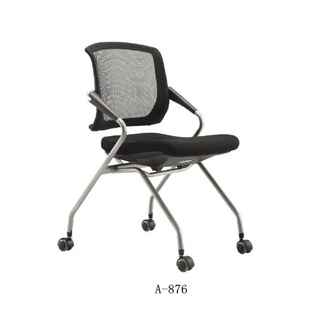 Sy-626 Factory Direct Sale Fashion Mesh Training Chair Folding Staff Office Conference Chair Reception Negotiation Chair Solid
