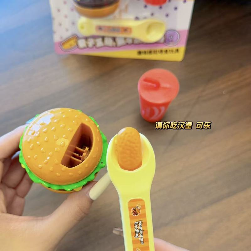 新款过家家喂食汉堡可乐投喂玩具儿童解压网红爆款礼物跨境抖音|undefined