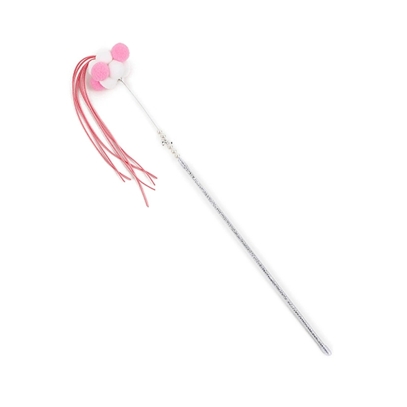 Fairy teasing cat stick bell