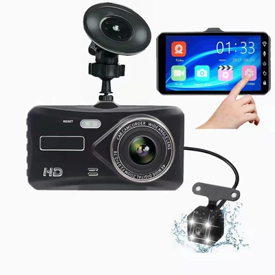 High-Definition Dual-Lens Front and Rear | Driving recorder