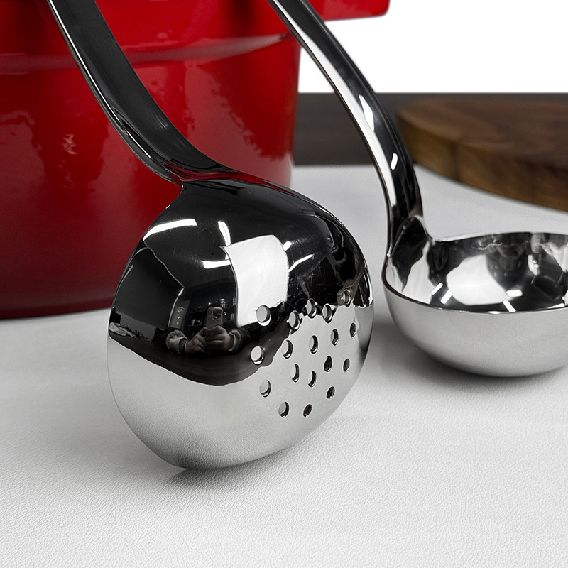 18 / 10 acero inoxidable grueso con gancho de cola de pinchón con fugas de acero